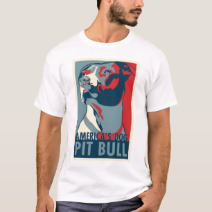 Amerikaanse hond - PIT BULL T-shirt