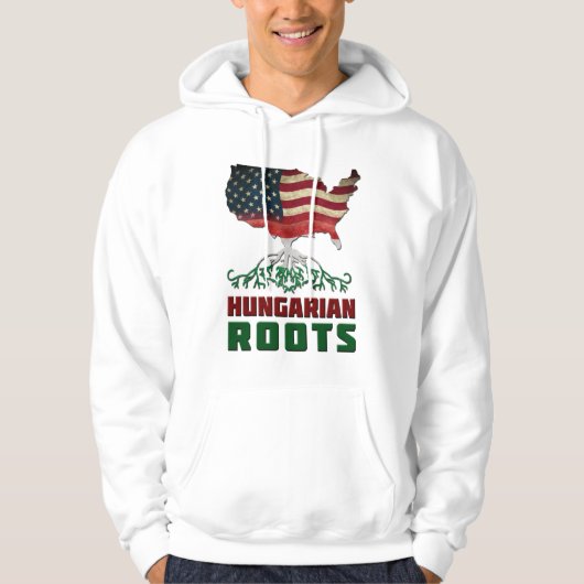 Amerikaanse Hongaarse rots Hoodie (Voorkant)