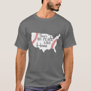 Amerikaanse honkbal is geen thuis t-shirt