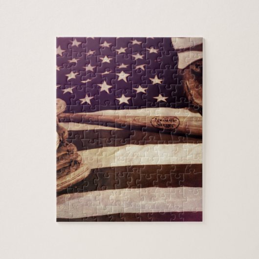 Amerikaanse honkbal legpuzzel (Verticaal)