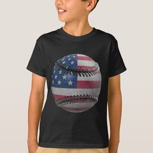Amerikaanse honkbal t-shirt (Voorkant)