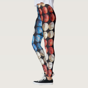 Amerikaanse honkbalvlag leggings