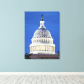 Amerikaanse hoofdkoepel canvas afdruk (Insitu (Houten vloer))