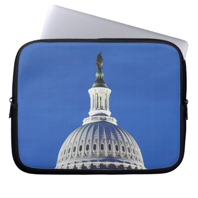 Amerikaanse hoofdkoepel laptop sleeve (Voorkant)
