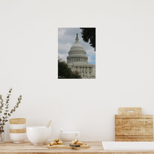 Amerikaanse hoofdstad Washington DC Poster (Keuken)