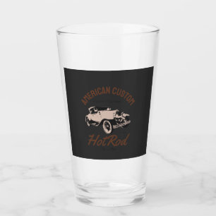 Amerikaanse hotroede glas