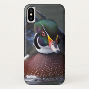 Amerikaanse Hout Eend iPhone X Hoesje