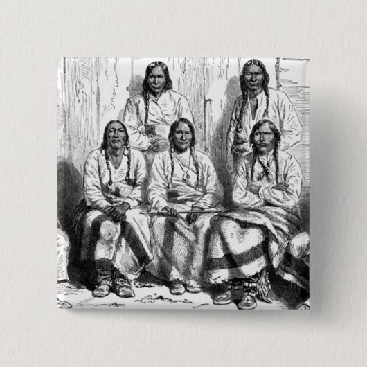 Amerikaanse Indiaanse Button (Voorkant)