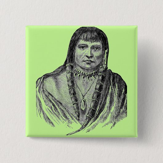 Amerikaanse Indiaanse Button (Voorkant)