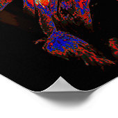 Amerikaanse Indiase hoofdfoto Poster (Hoek)