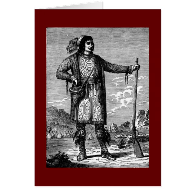 Amerikaanse Indiase opperbevelhebber (Voorkant)