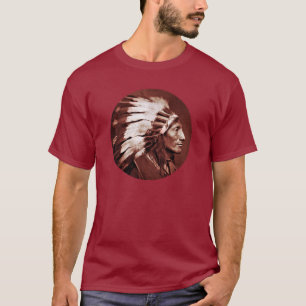 Amerikaanse Indiase opperbevelhebber T-shirt