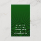 Amerikaanse Irish Roots Custom Visitekaartjes (Achterkant)