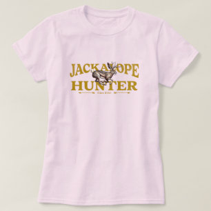 Amerikaanse Jackalope Jager Grafisch T-shirt