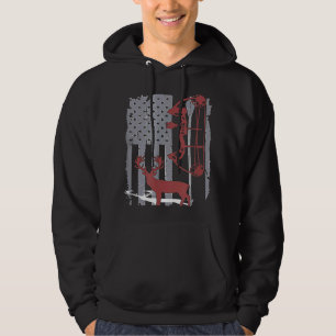 Amerikaanse jager herten jacht boogschieten boogsc hoodie