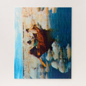 Amerikaanse jagers op Alaska Eskimo Legpuzzel (Verticaal)