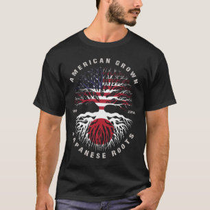 Amerikaanse Japanse roodbaars Japanse vlag T-shirt