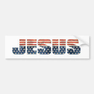 Amerikaanse Jezus Bumpersticker