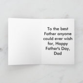 Amerikaanse jongen, Happy Vaderdag Kaart (Binnen)