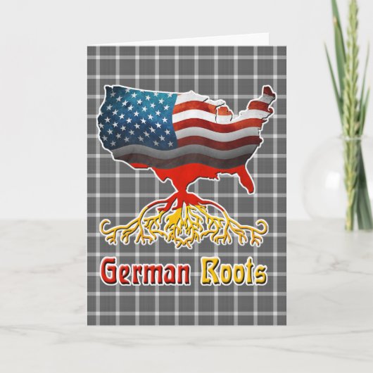 Amerikaanse Kaart Roots Greetings (Voorkant)