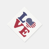 Amerikaanse Kaart Servet (Hoek)