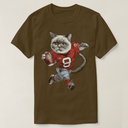 Amerikaanse kattenspeler t-shirt (Design voorkant)