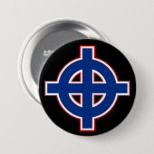 Amerikaanse Keltische Kruis Ronde Button 7,6 Cm (Voorkant /achterkant)