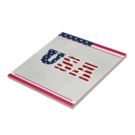 Amerikaanse keramische Tegel Tegeltje (Zijkant)