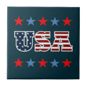 Amerikaanse keramische Tegel Tegeltje (Voorkant)