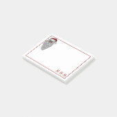 Amerikaanse kerstkerstman post-it® notes (Schuin)