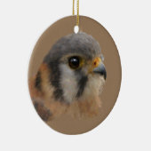 Amerikaanse kestrel keramisch ornament (Rechts)