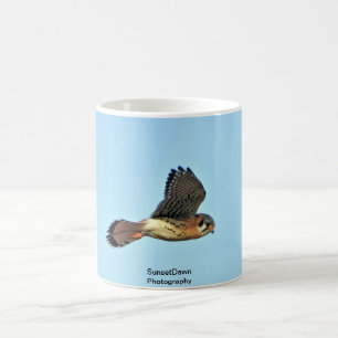 Amerikaanse kestrel koffiemok