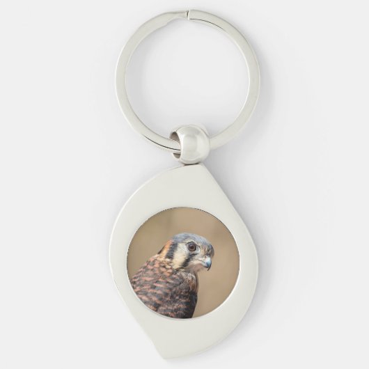 Amerikaanse kestrel sleutelhanger (Voorkant)