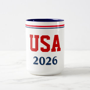 Amerikaanse koffiemok tweekleurige koffiemok
