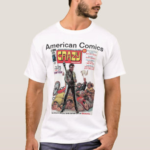 Amerikaanse komieken t-shirt
