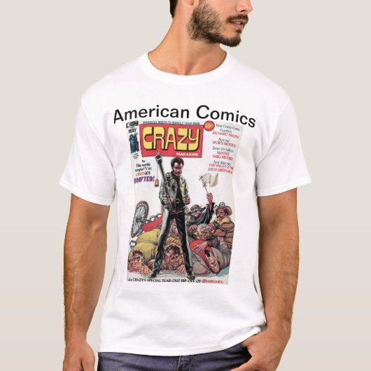 Amerikaanse komieken t-shirt (Voorkant)