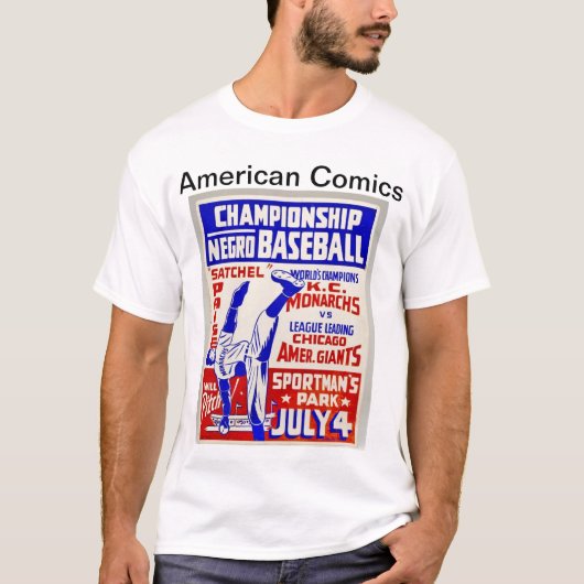 Amerikaanse komieken t-shirt (Voorkant)