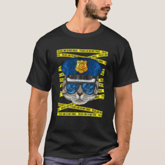 Amerikaanse Korthaar Politieagent Politieagent Pol T-shirt
