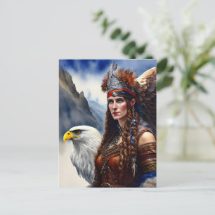 Amerikaanse krijger prinses briefkaart