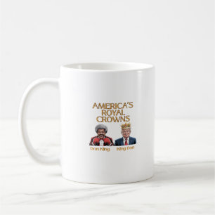Amerikaanse Kroon en Doneer Grafiek Koffiemok