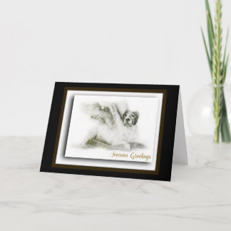 Amerikaanse Kuil Bull terrier Feestdagen Kaart