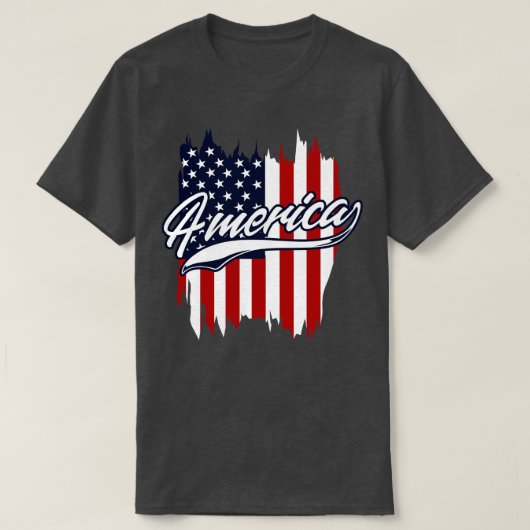 AMERIKAANSE KUNST T-SHIRT (Design voorkant)