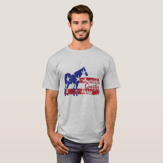 Amerikaanse kwartpaard t-shirt