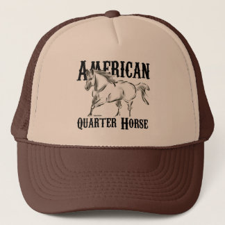 Amerikaanse kwartpaard trucker pet