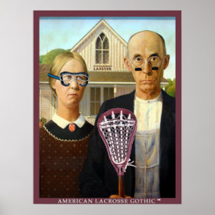 Amerikaanse Lacrosse Gothic Poster