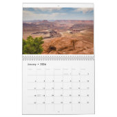 Amerikaanse landschapskalender voor de zuidwesteli kalender (Jan 2026)