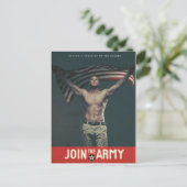  Amerikaanse legervlag Briefkaart (Staand voorkant)