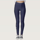 Amerikaanse Leggings Blauw en Wit