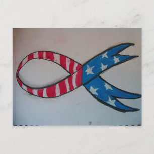 Amerikaanse liefde briefkaart
