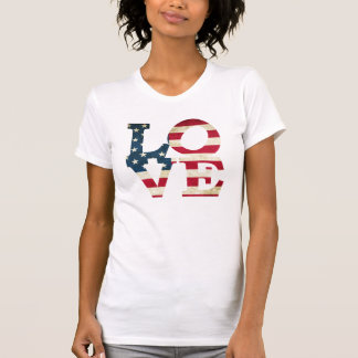 Amerikaanse liefde t-shirt